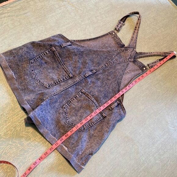 Nobo Relaxed Fit Jean short overalls 5 pockets Loops for belt Junior size 15-17 - Picture 7 of 13